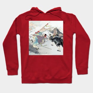 Japanese art war Hoodie